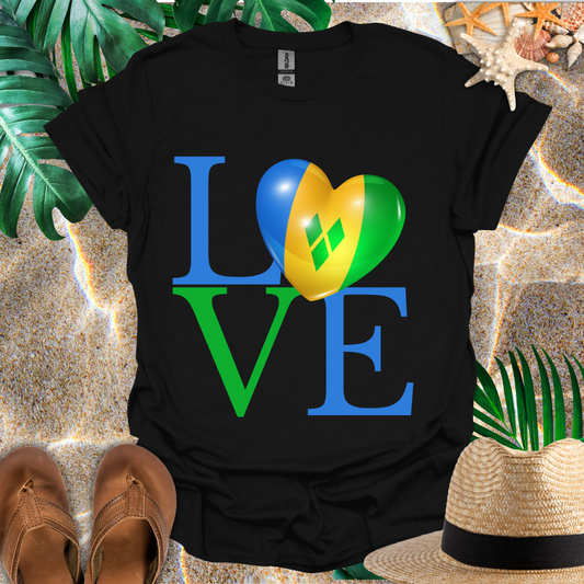 St. Vincent and the Grenadines Love T-Shirt
