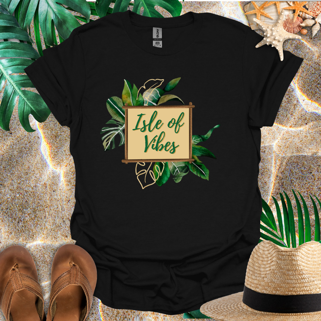 Isle of Vibes Leaves T-Shirt