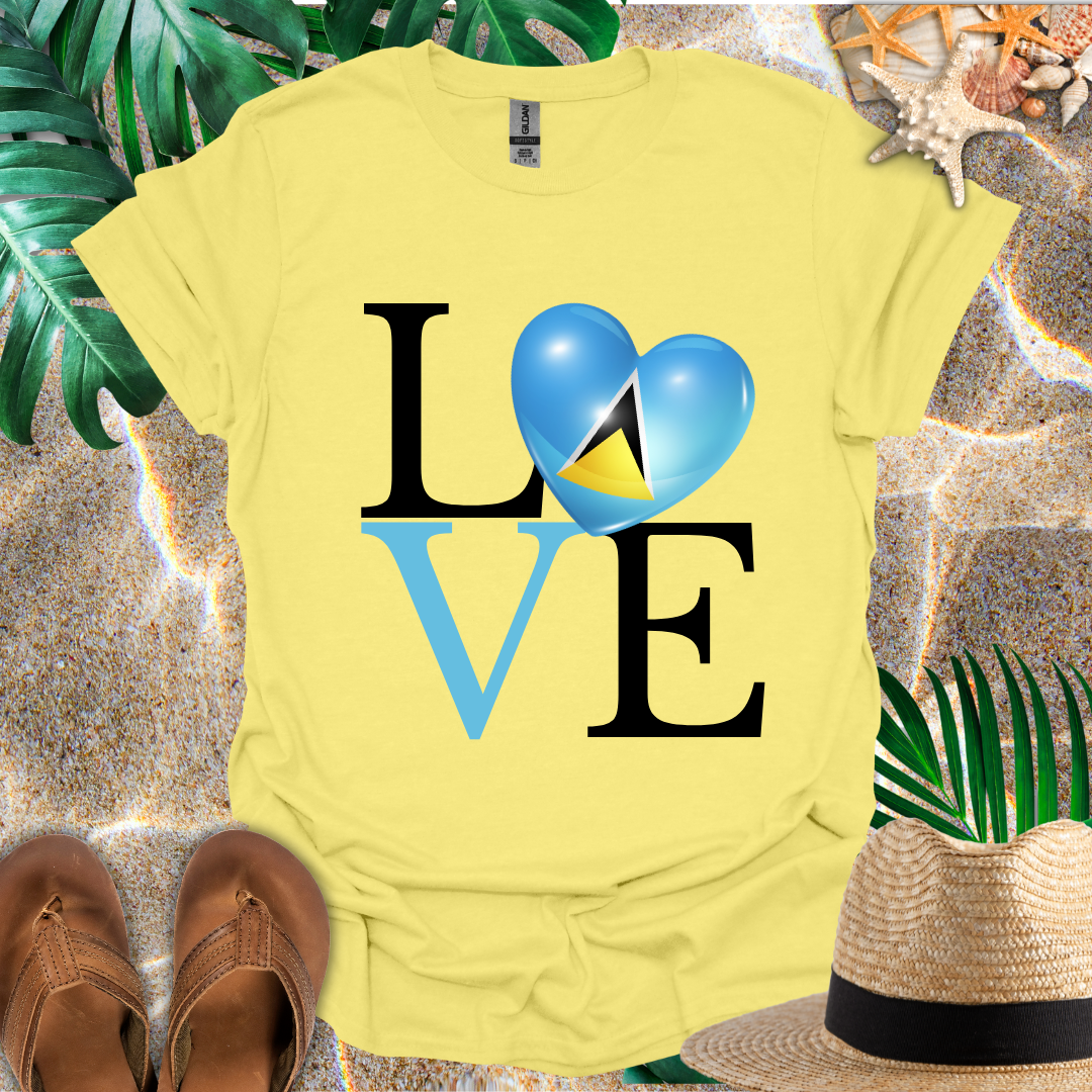 St. Lucia Love T-Shirt