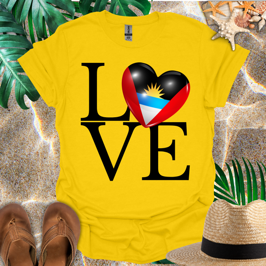 Antigua & Barbuda Love T-Shirt