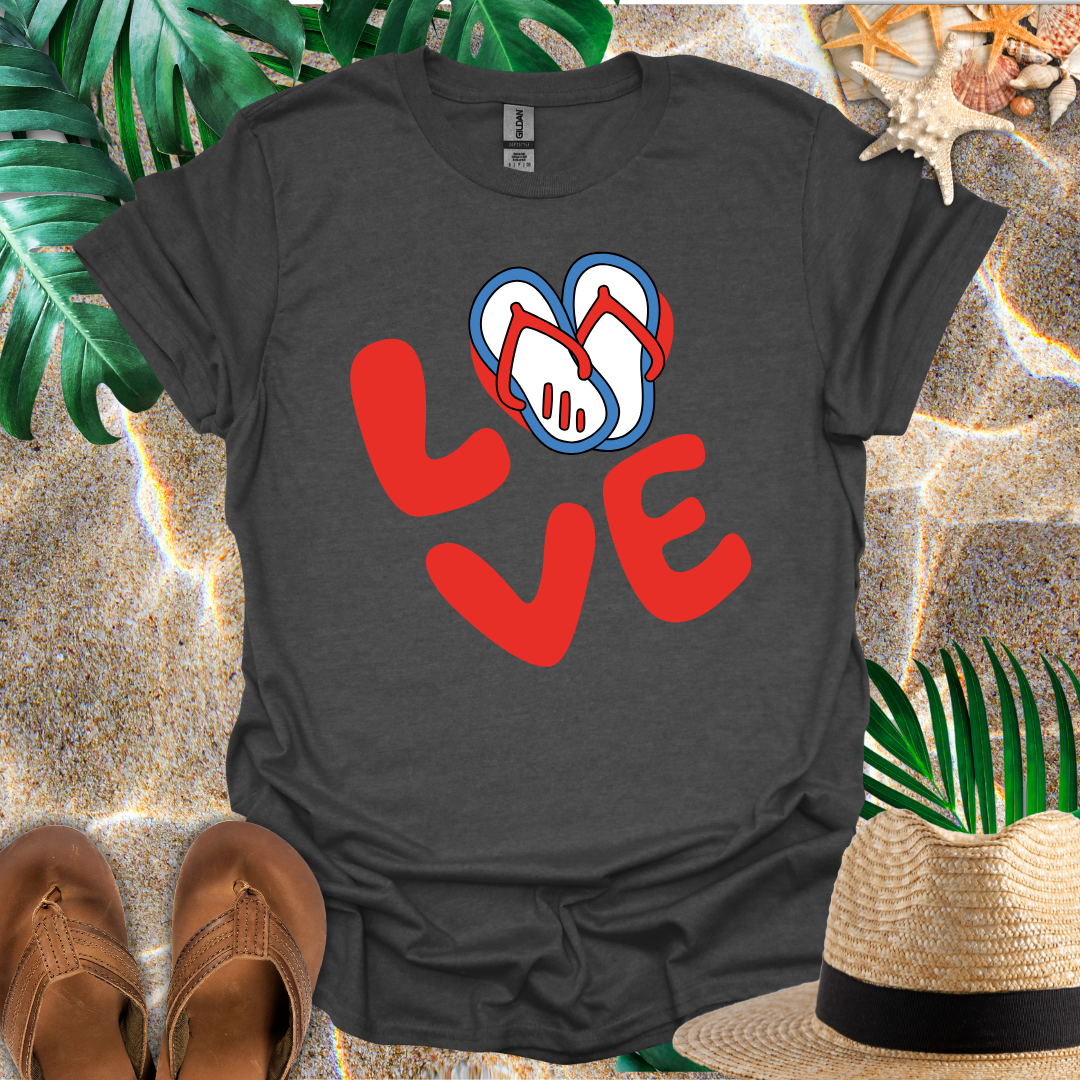 Love Flip Flops T-Shirt