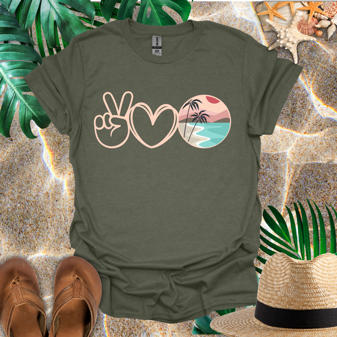 Peace.Love.Beach T-Shirt