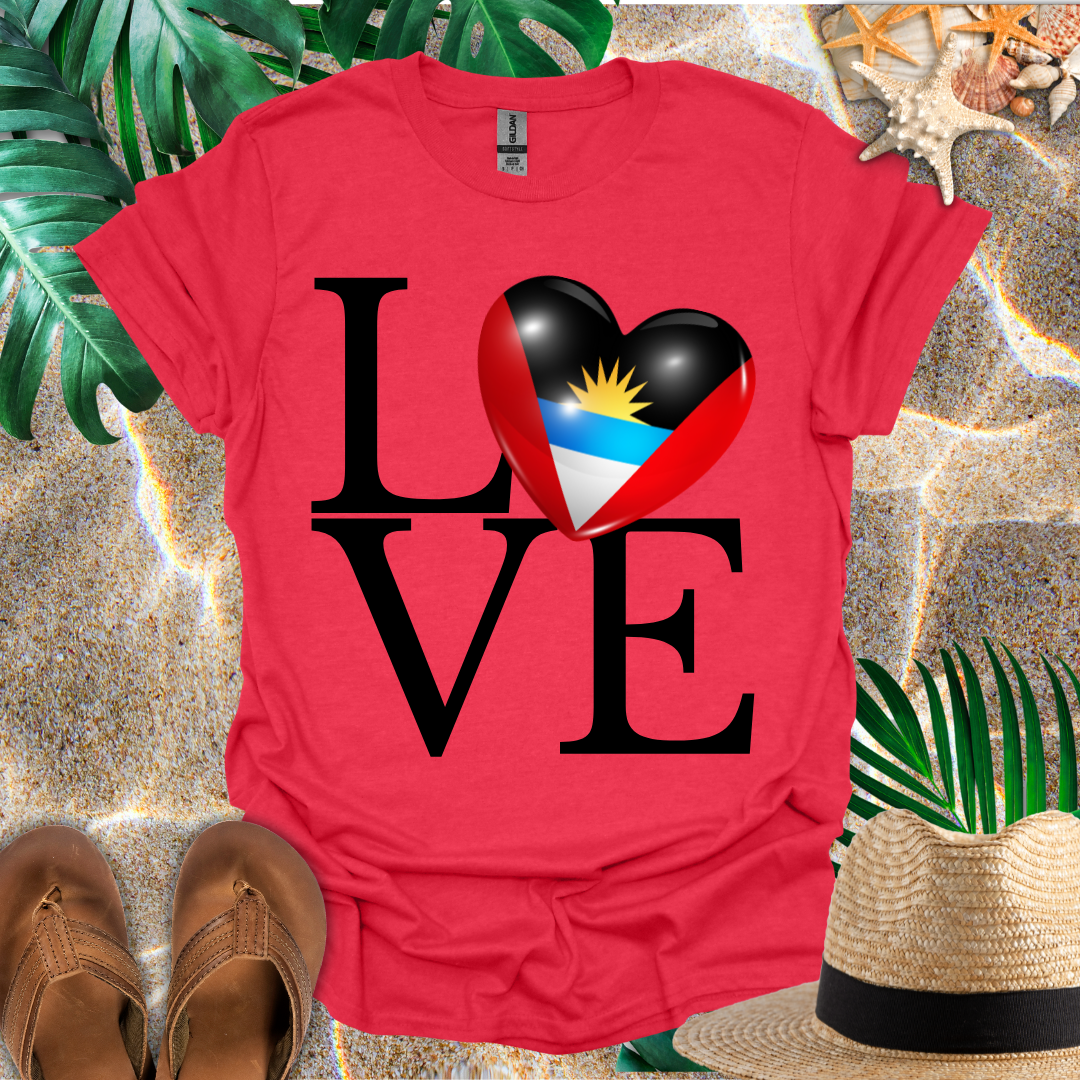 Antigua & Barbuda Love T-Shirt