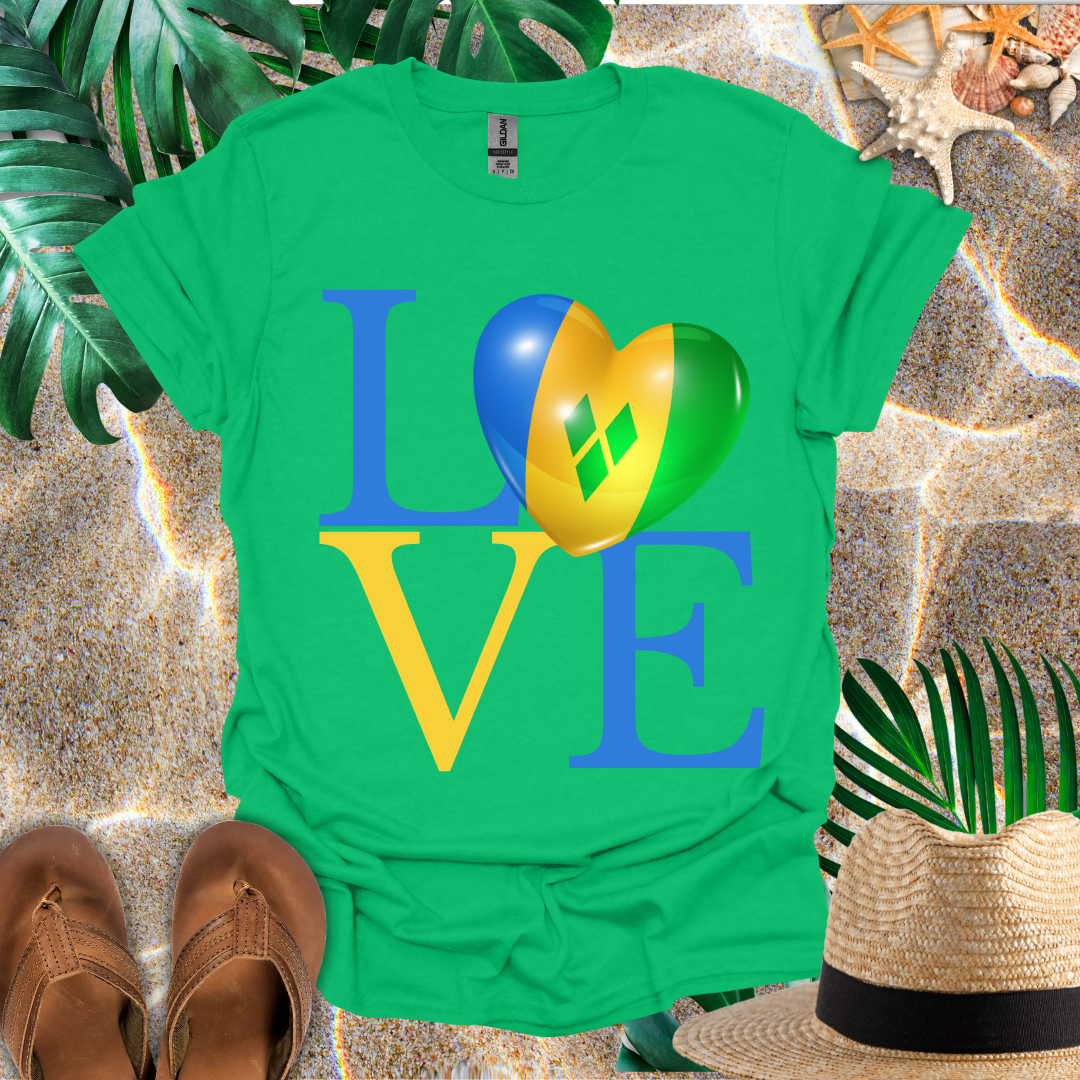 St. Vincent and the Grenadines Love T-Shirt