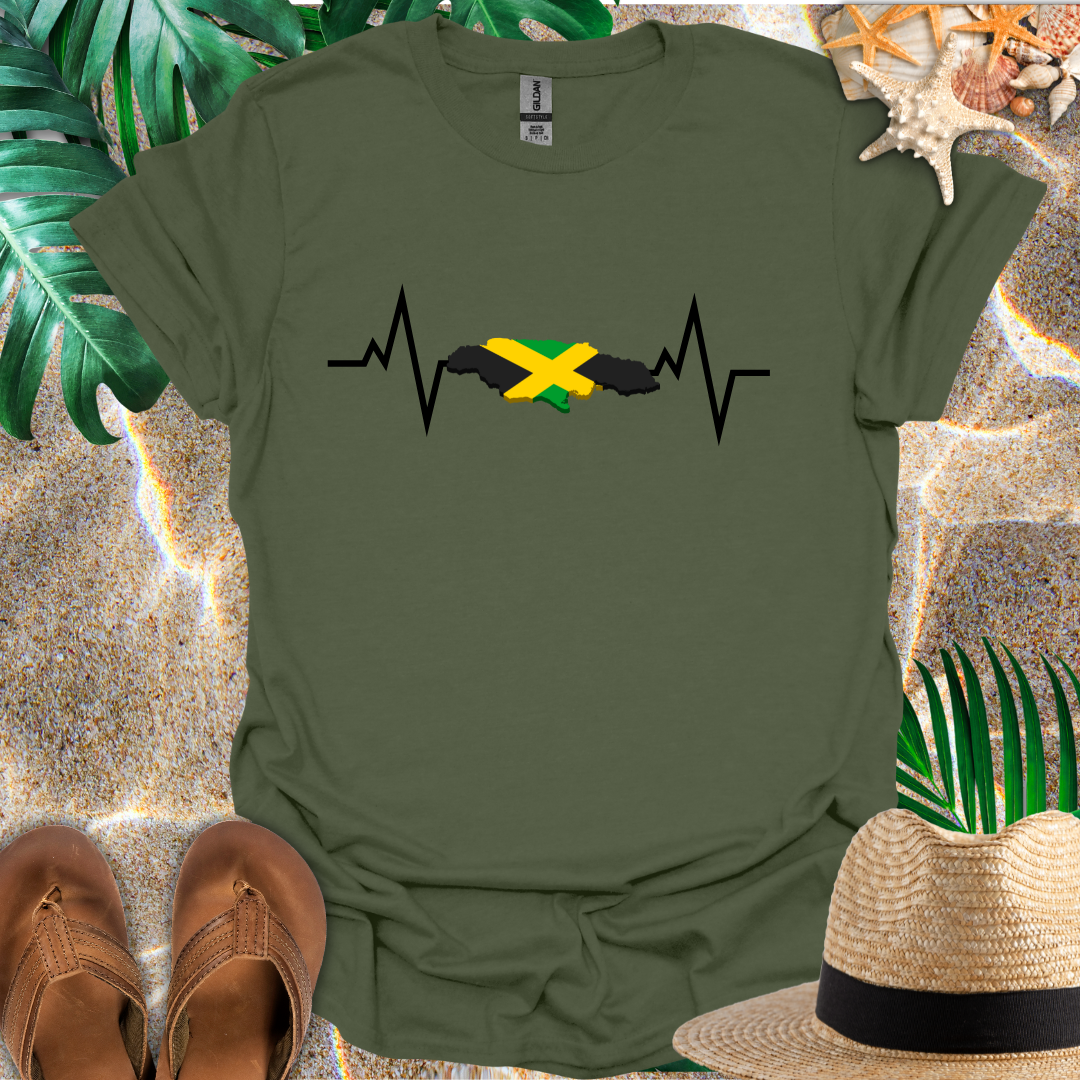 Jamaica Heart Rhythm T-Shirt