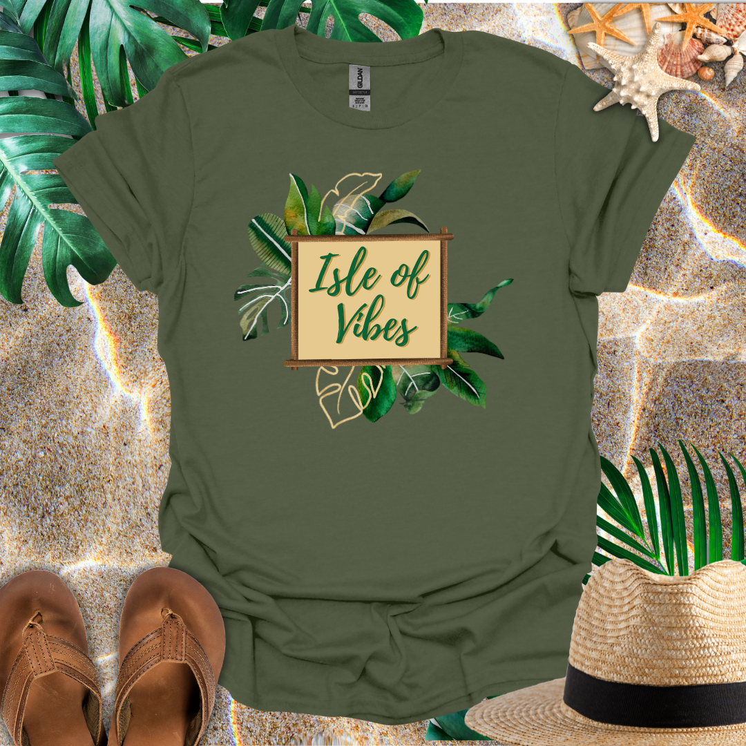 Isle of Vibes Leaves T-Shirt