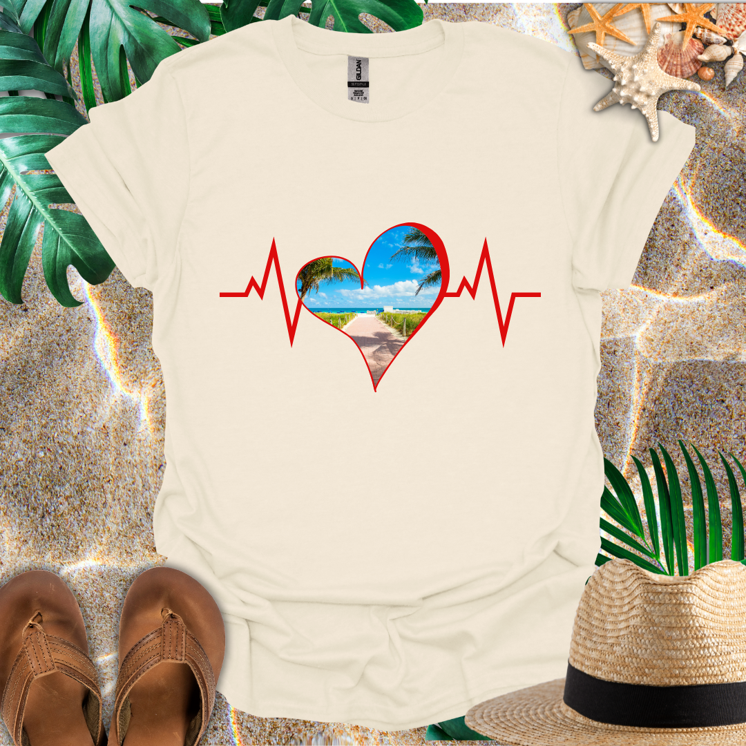 Beach Heart Rhythm T-Shirt