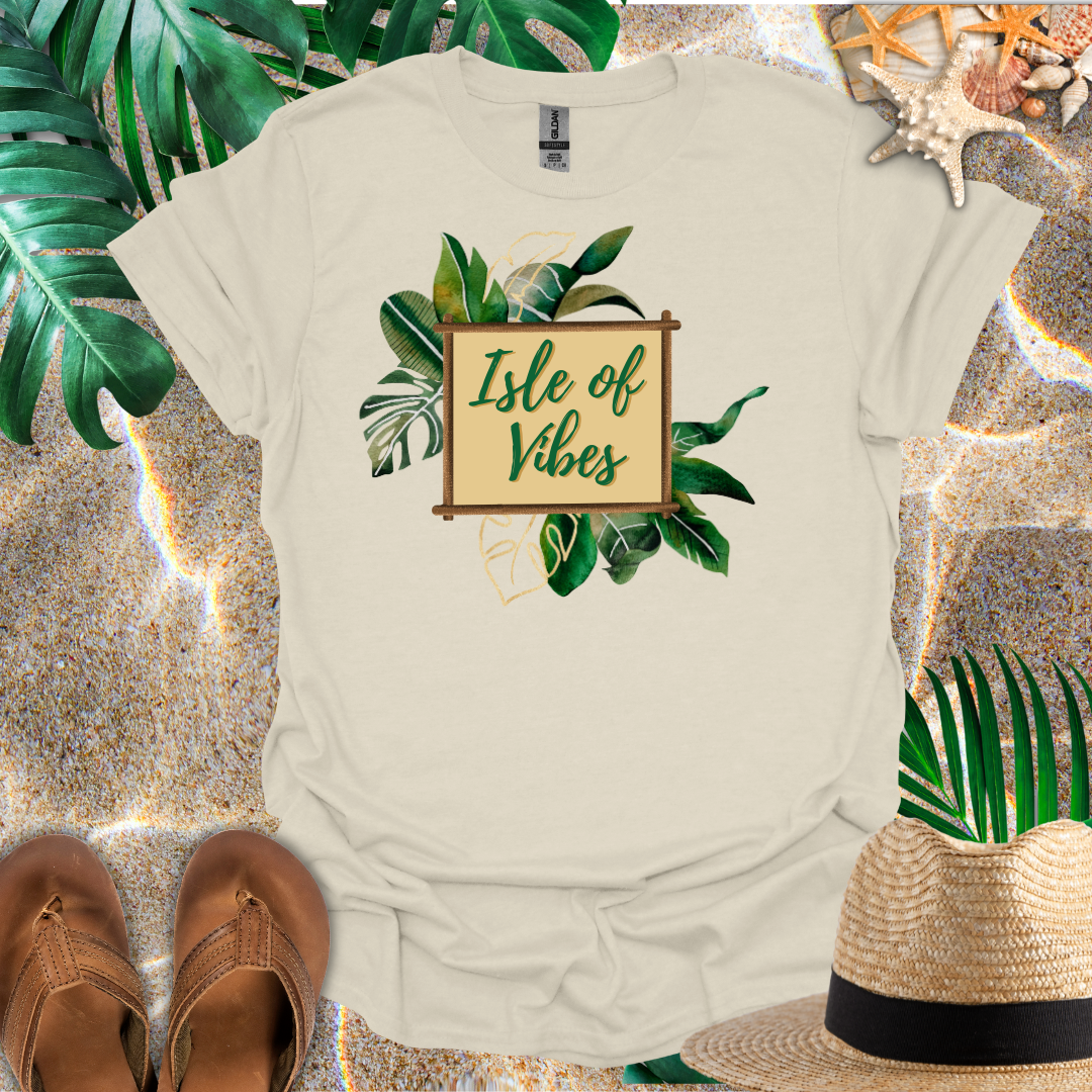 Isle of Vibes Leaves T-Shirt