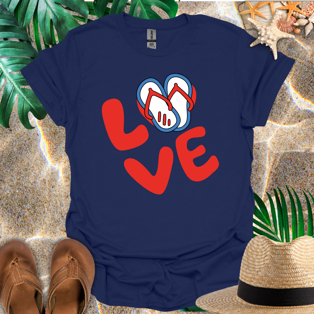 Love Flip Flops T-Shirt