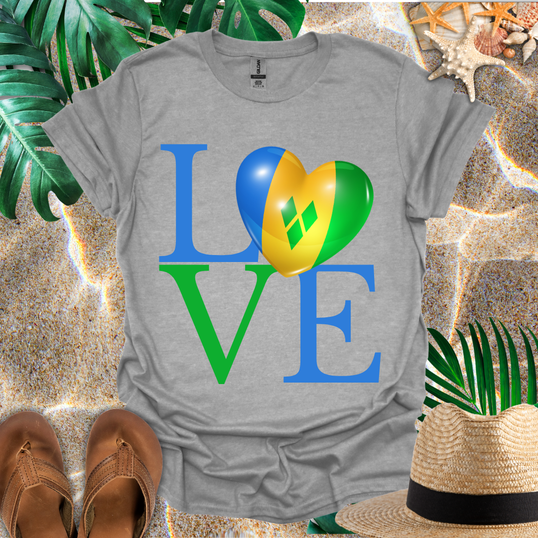 St. Vincent and the Grenadines Love T-Shirt
