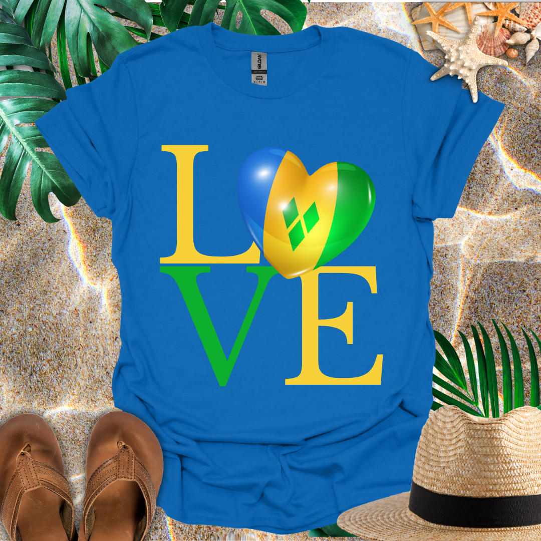 St. Vincent and the Grenadines Love T-Shirt