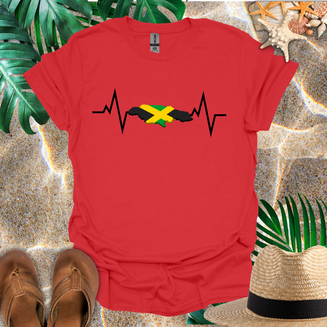 Jamaica Heart Rhythm T-Shirt