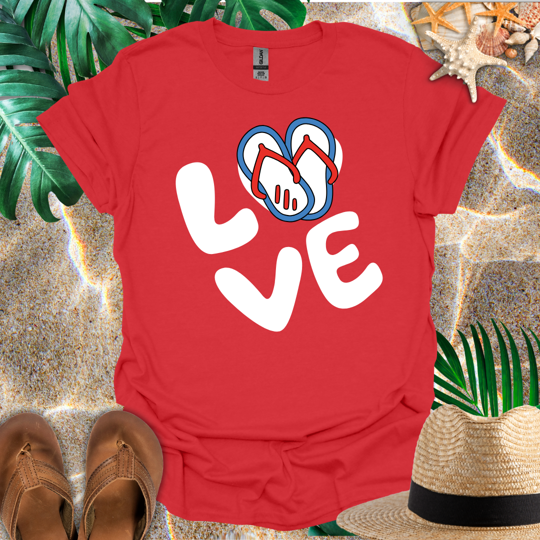 Love Flip Flops T-Shirt