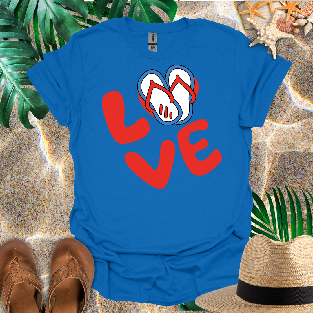 Love Flip Flops T-Shirt