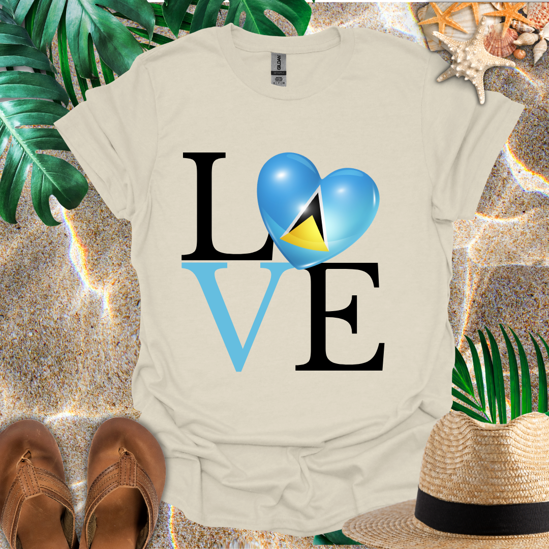 St. Lucia Love T-Shirt