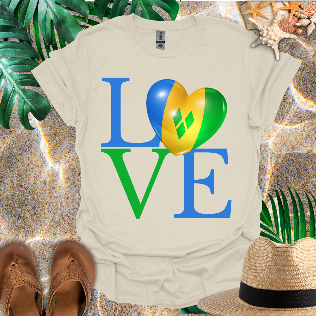 St. Vincent and the Grenadines Love T-Shirt