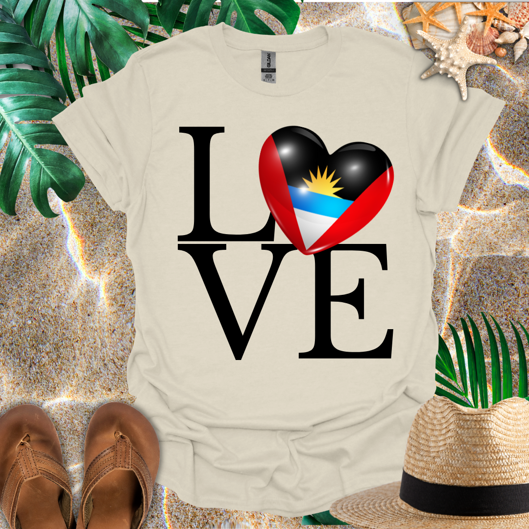Antigua & Barbuda Love T-Shirt