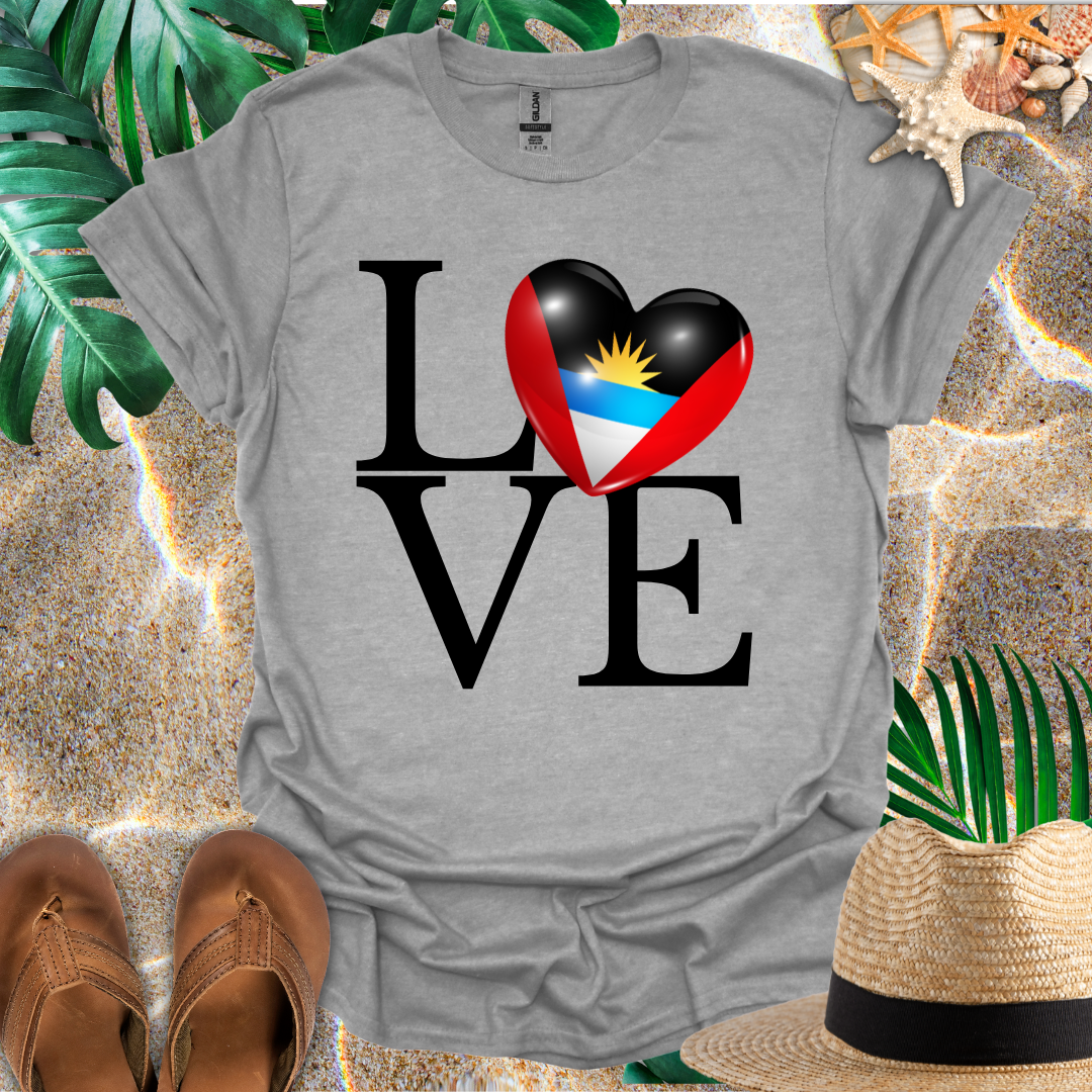Antigua & Barbuda Love T-Shirt