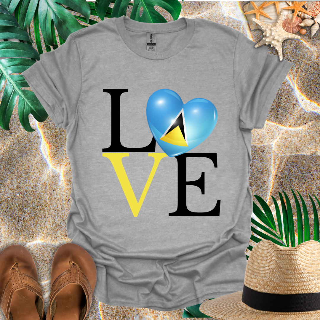 St. Lucia Love T-Shirt