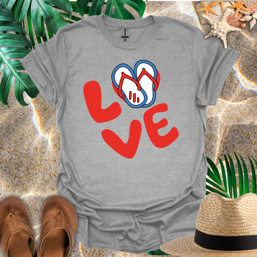 Love Flip Flops T-Shirt