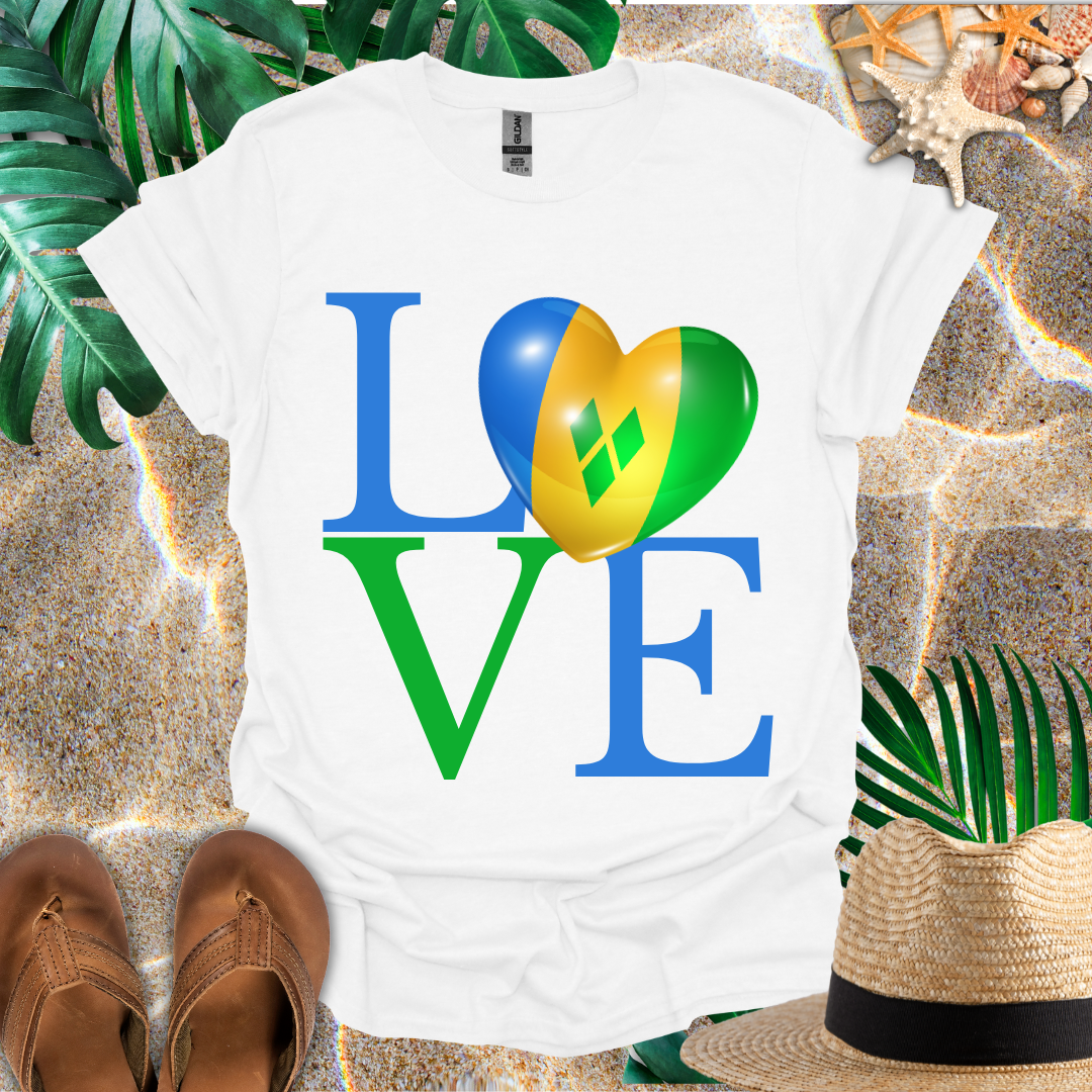 St. Vincent and the Grenadines Love T-Shirt