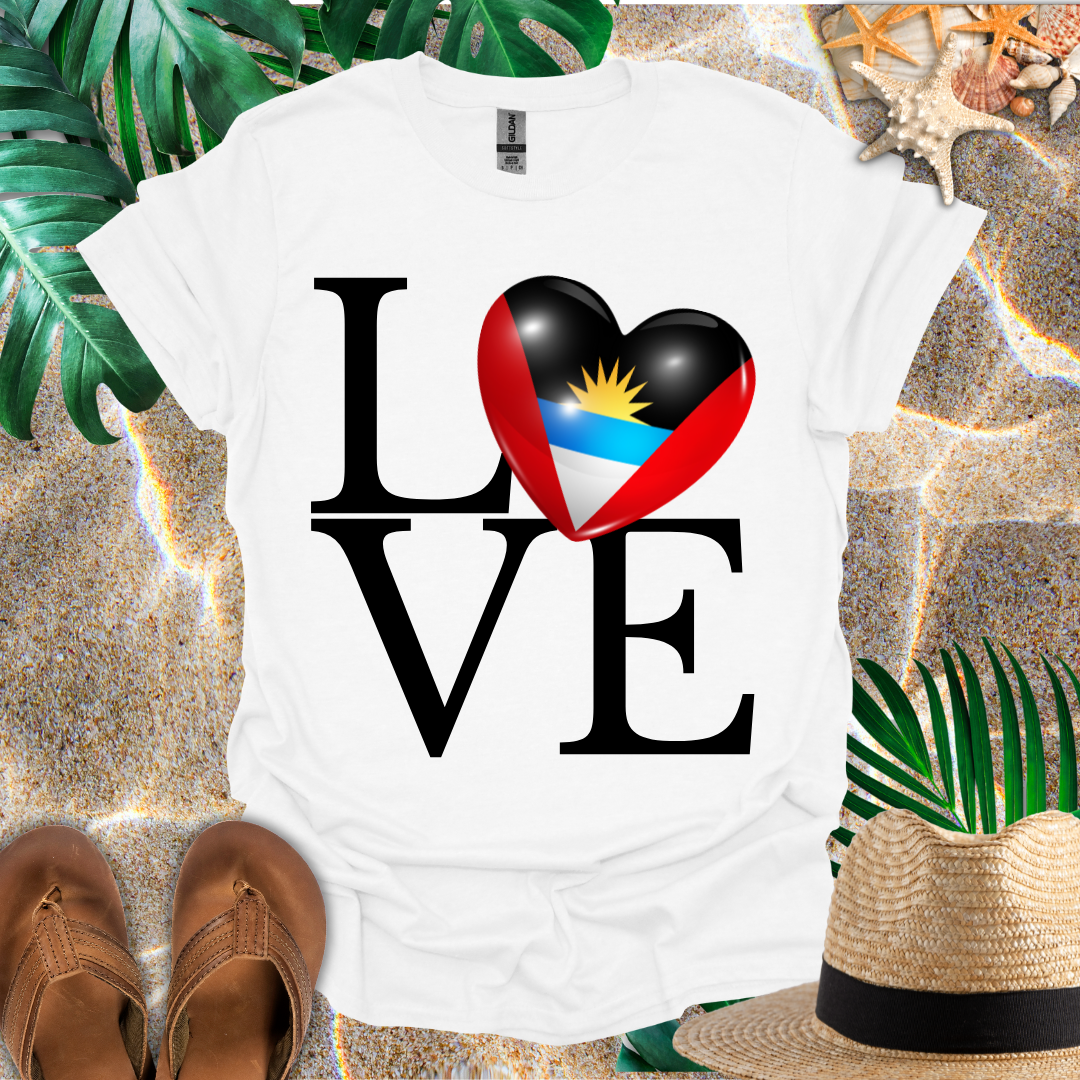 Antigua & Barbuda Love T-Shirt