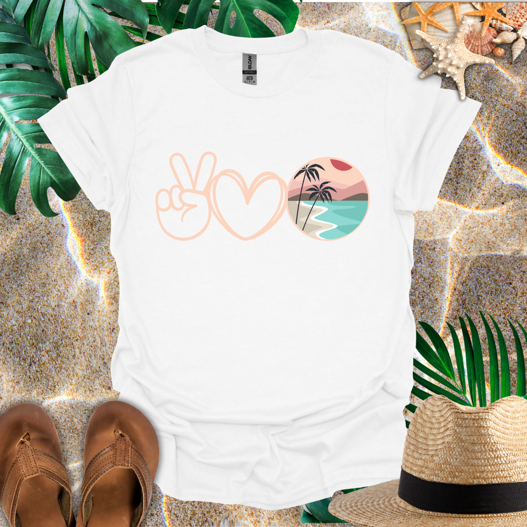 Peace.Love.Beach T-Shirt