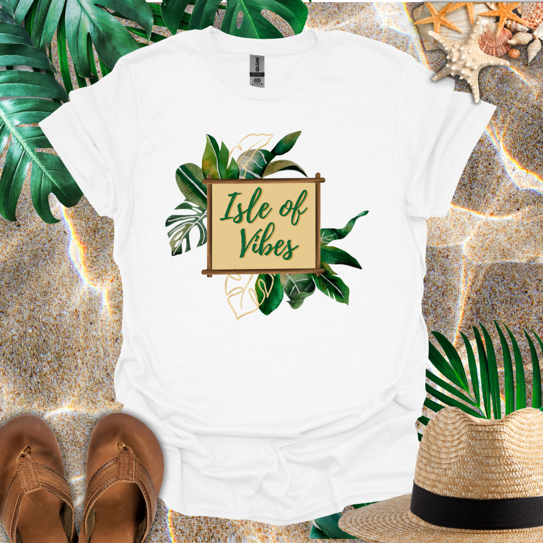 Isle of Vibes Leaves T-Shirt