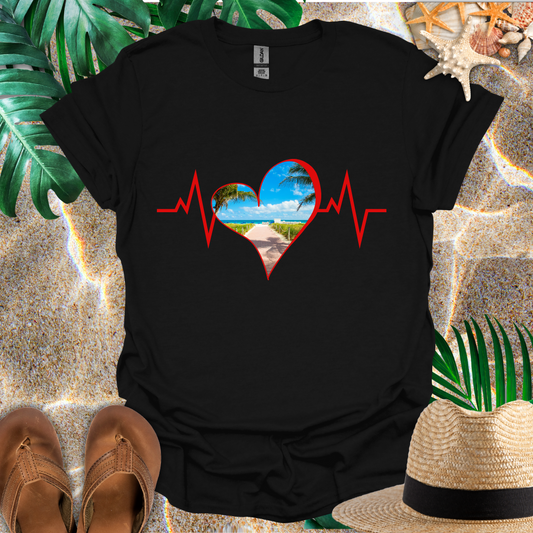 Beach Heart Rhythm T-Shirt