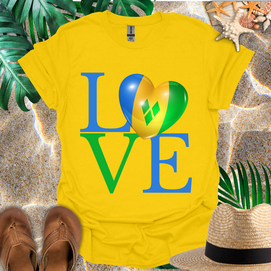 St. Vincent and the Grenadines Love T-Shirt