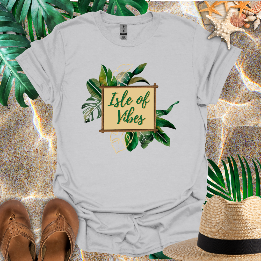 Isle of Vibes Leaves T-Shirt