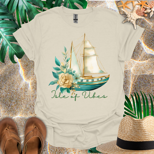 Isle of Vibes Boat T-Shirt