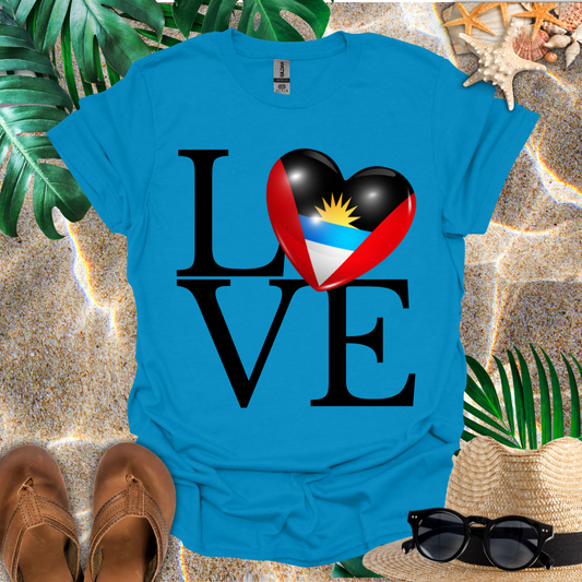 Antigua & Barbuda Love T-Shirt