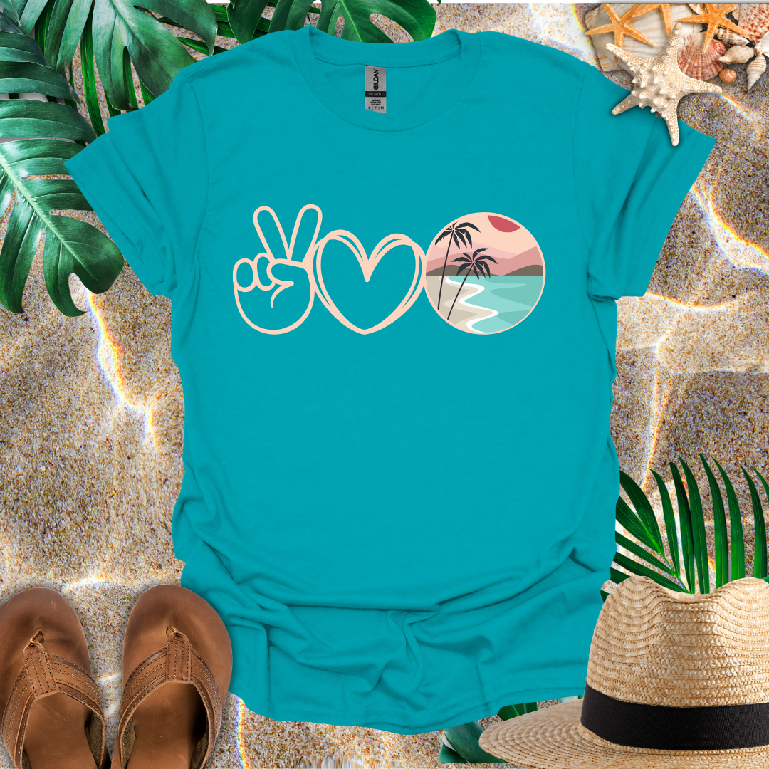Peace.Love.Beach T-Shirt