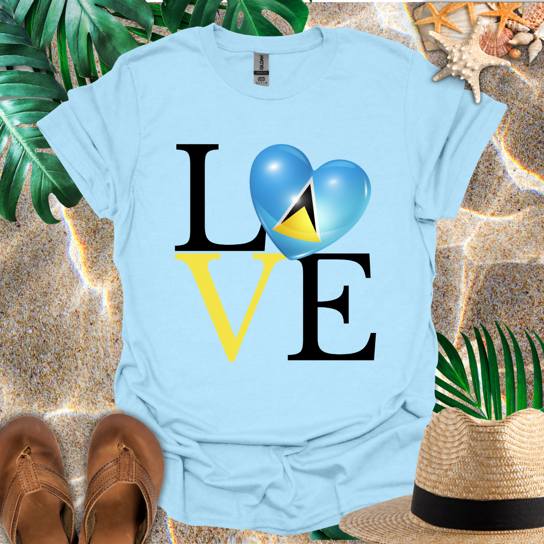 St. Lucia Love T-Shirt